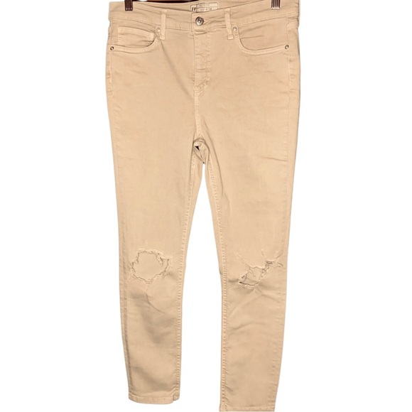 Free People Denim - Free People Women’s High Rise Busted Skinny Jeans